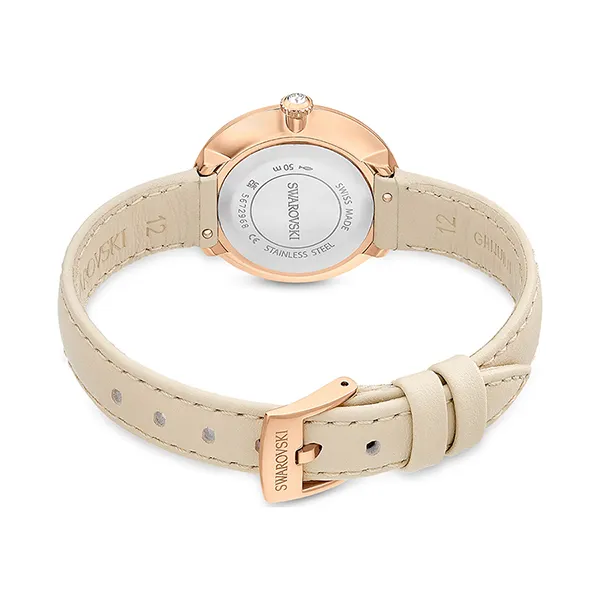 Đồng Hồ Nữ Swarovski Matrix Tennis 7-Link Watch 5672968 Màu Be