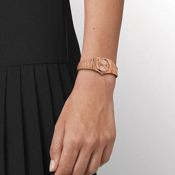 Đồng Hồ Nữ Tissot PRX Quartz T137.010.33.506.00 Màu Vàng Hồng