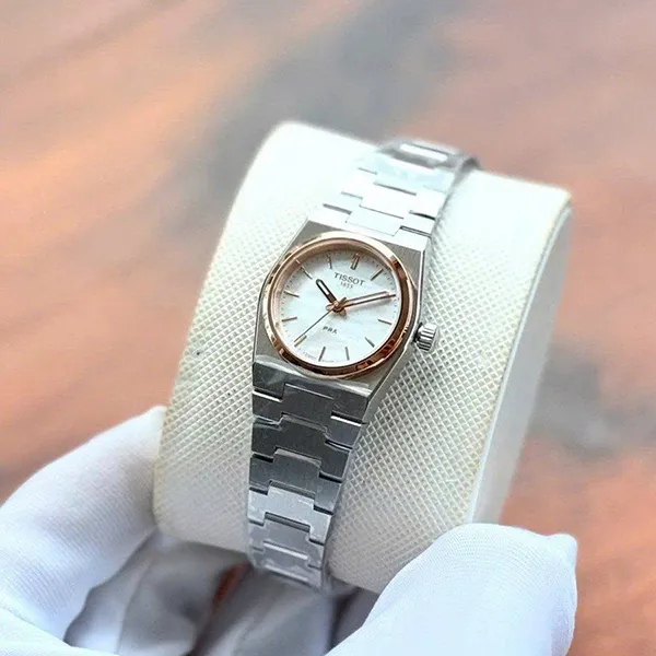 Đồng Hồ Nữ Tissot PRX T137.010.21.111.00 Màu Bạc Trắng