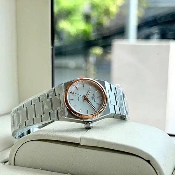 Đồng Hồ Nữ Tissot PRX T137.010.21.111.00 Màu Bạc Trắng