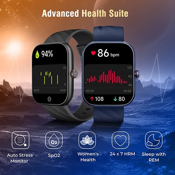 Đồng Hồ Thông Minh Fastrack Kruz+ Smart Watch 38104PP01 Màu Đen