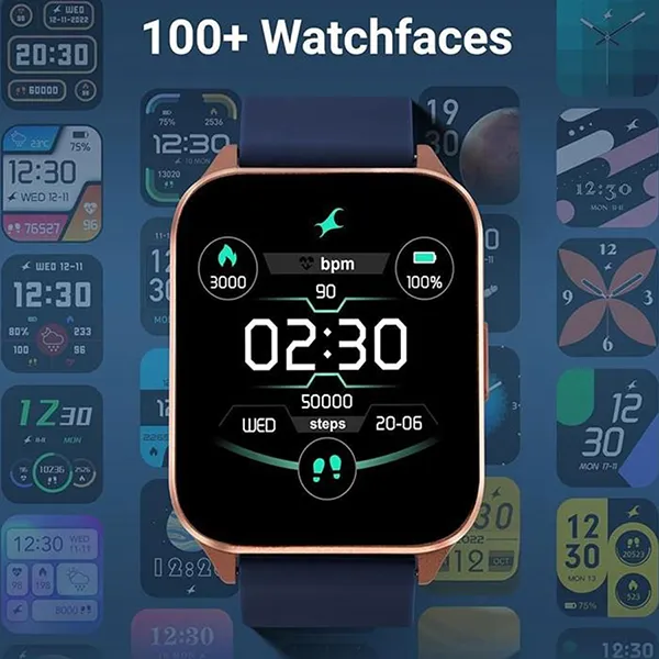 Đồng Hồ Thông Minh Titan Fastrack Màu Xanh - Nâu