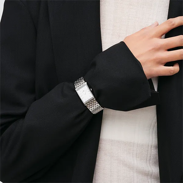 Đồng Hồ Unisex Daniel Wellington Bound 9-Link Silver Màu Bạc