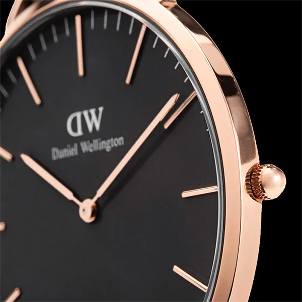 Đồng Hồ Unisex Daniel Wellington Classic St Mawes Black Rose Gold Màu Nâu Đen