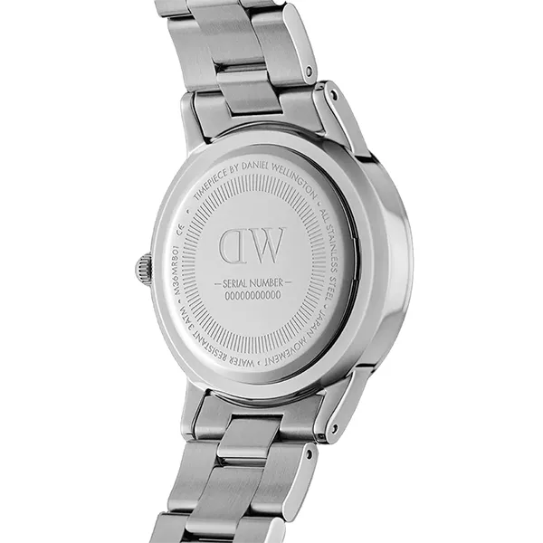 Đồng Hồ Unisex Daniel Wellington Iconic Link Arctic Silver Màu Bạc Xanh