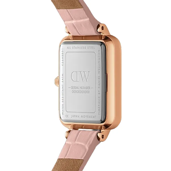 Đồng Hồ Unisex Daniel Wellington Quadro Pressed Rouge Màu Hồng