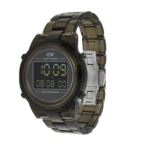 Đồng Hồ Unisex Daniel Wellington Retro Digital Dark Grey Màu Xám Đậm