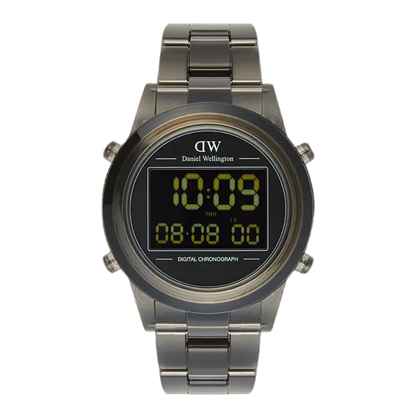 Đồng Hồ Unisex Daniel Wellington Retro Digital Dark Grey Màu Xám Đậm