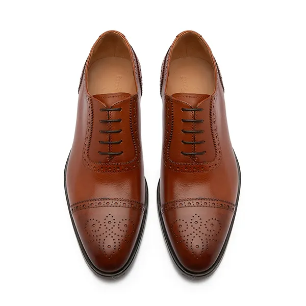 Giày Da Nam Germano Bellesi 713 Màu Nâu Size 39