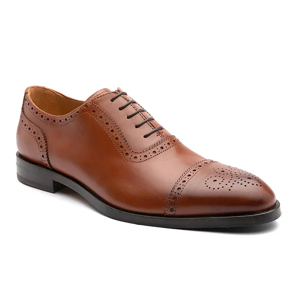 Giày Da Nam Germano Bellesi 713 Màu Nâu Size 39