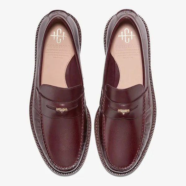 Giày Lười Nam Cole Haan American Classics Pinch Penny Loafer C37772 Màu Đá Đỏ Size 40