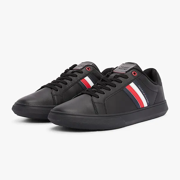 Giày Sneaker Nam Tommy Hilfiger FM0FM04921_NE0GK Màu Đen Size 40