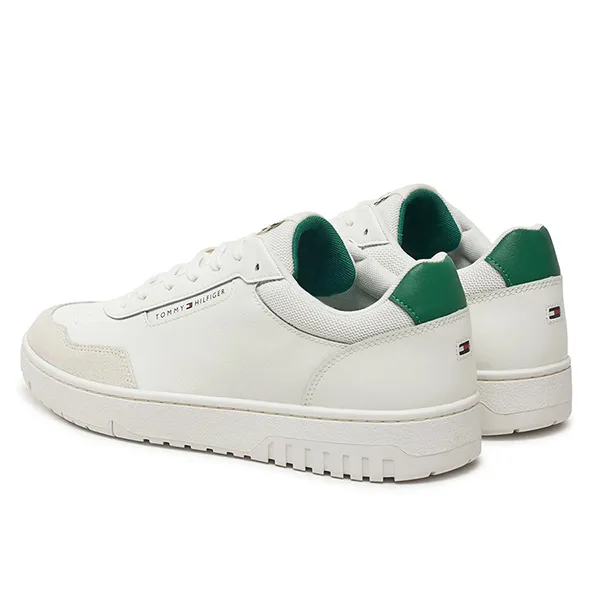 Giày Sneaker Nam Tommy Hilfiger FM0FM05467_YBL Màu Trắng Size 41