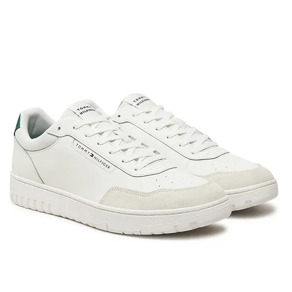 Giày Sneaker Nam Tommy Hilfiger FM0FM05467_YBL Màu Trắng Size 41