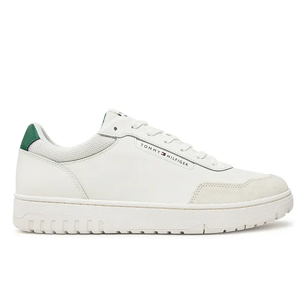 Giày Sneaker Nam Tommy Hilfiger FM0FM05467_YBL Màu Trắng Size 41
