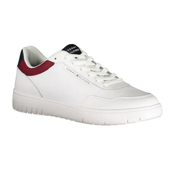 Giày Sneaker Nam Tommy Hilfiger FM0FM05629_BI0GZ Màu Trắng Size 40