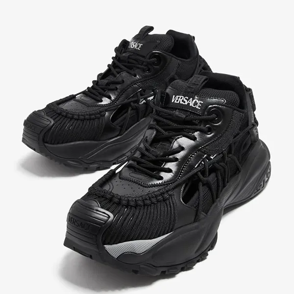 Giày Sneaker Nữ Versace Mercury 1016874-1A11861-1B000 Màu Đen Size 36