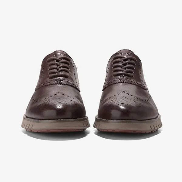 Giày Tây Nam Cole Haan Zerøgrand Oxford C39603 Màu Nâu Chocolate Size 40