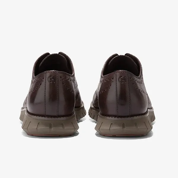 Giày Tây Nam Cole Haan Zerøgrand Oxford C39603 Màu Nâu Chocolate Size 40