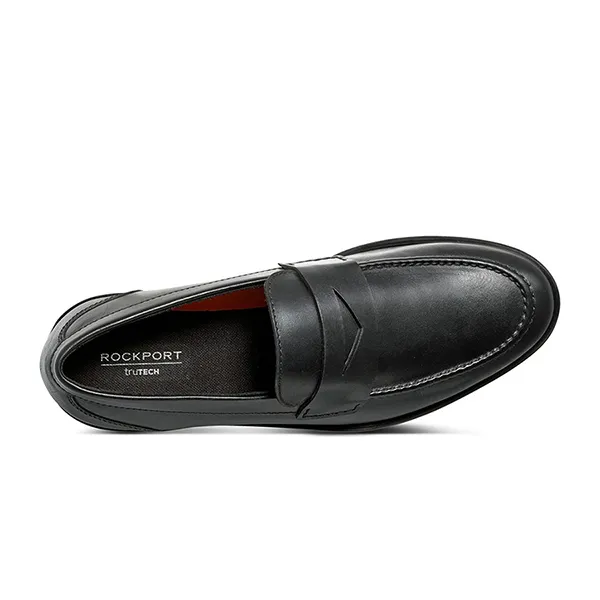 Giày Tây Nam Rockport Soren Penny Loafer Màu Đen Size 40