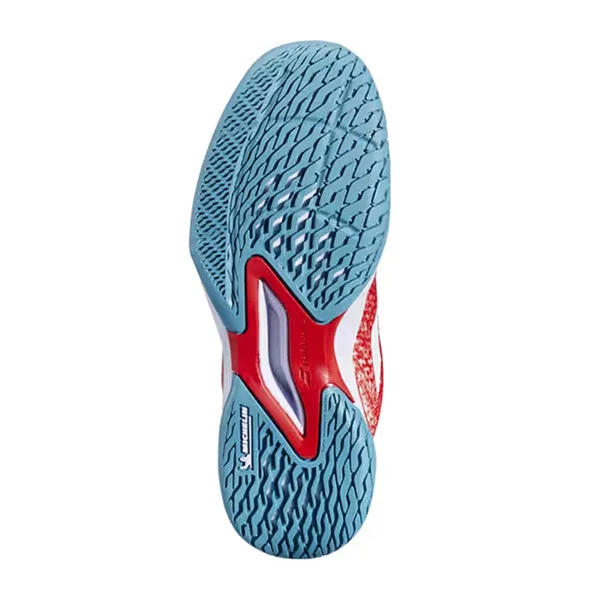 Giày Tennis/Pickleball Babolat Jet Mach 3 All Court ‘Fiesta Red’ 3A1S25C630-5061 Màu Đỏ Size 40.5