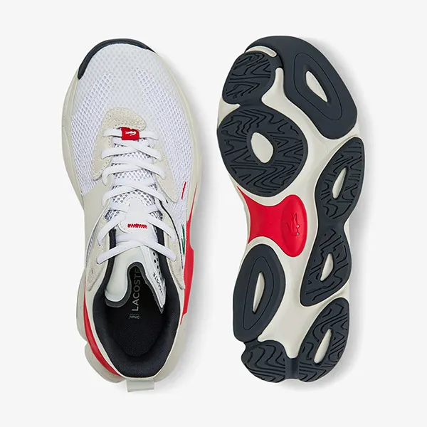 Giày Thể Thao Lacoste Aceshot Sneakers 43SFA0010 4Y0 Màu Trắng Size 44
