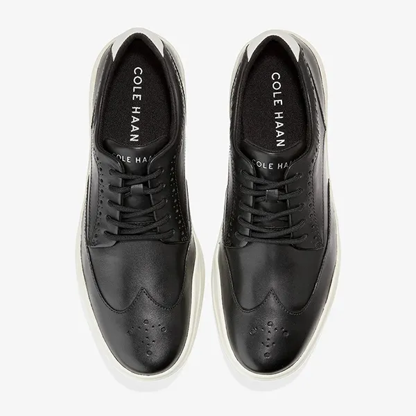 Giày Thể Thao Nam Cole Haan GCC Wingtip C36068 Màu Đen Size 40.5