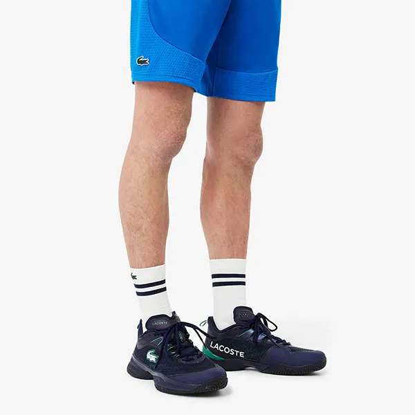 Giày Thể Thao Nam Lacoste Men's AG-LT23 Ultra Tennis Shoes 0100-LAC49SMA00882S310H Màu Xanh Navy Size 8.5