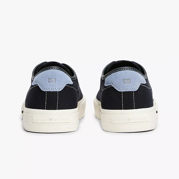 Giày Thể Thao Nam Tommy Hilfiger Signature Canvas 05515 Màu Xanh Navy Size 42