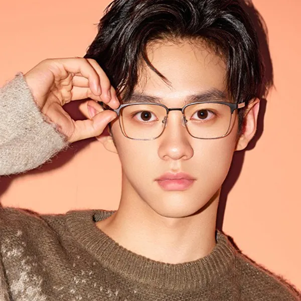 Gọng Kính Nam Qina QJ7321 B15 Màu Đen