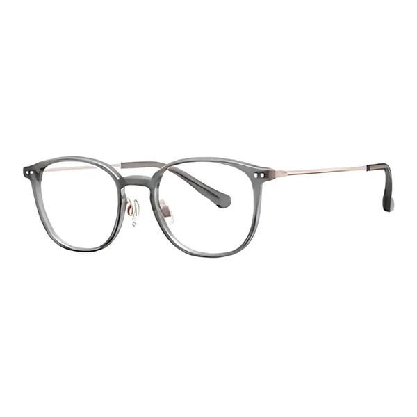 Gọng Kính Nữ Qina QJ5155 B12 Màu Xám - Vàng Hồng