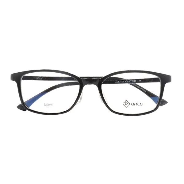 Gọng Kính Trẻ Em Ancci AC52501 C1 Màu Đen