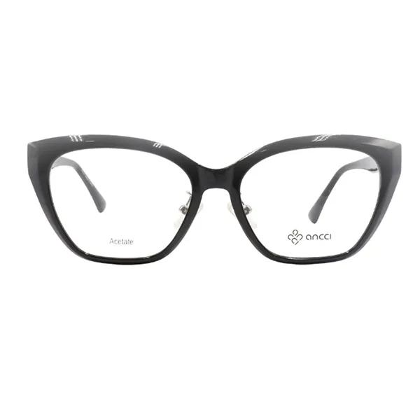 Gọng Kính Unisex Ancci AC52412 C1 Màu Đen