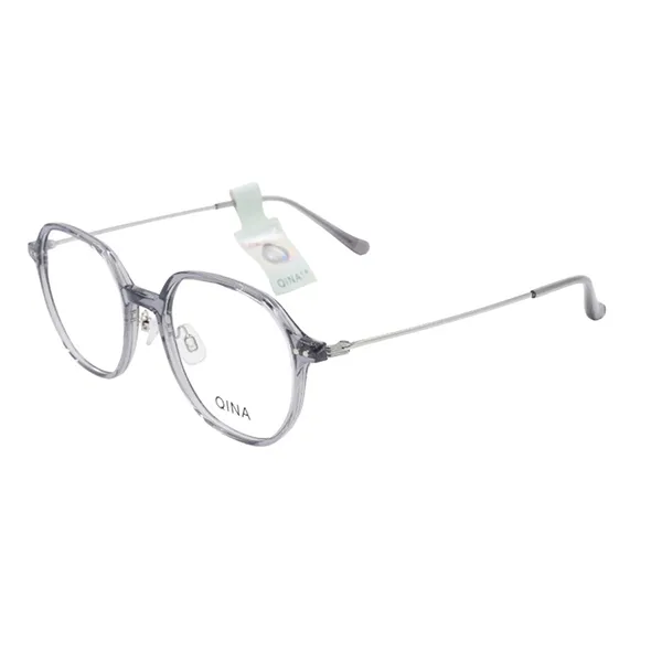 Gọng Kính Unisex Qina QJ5157 B12 Màu Bạc