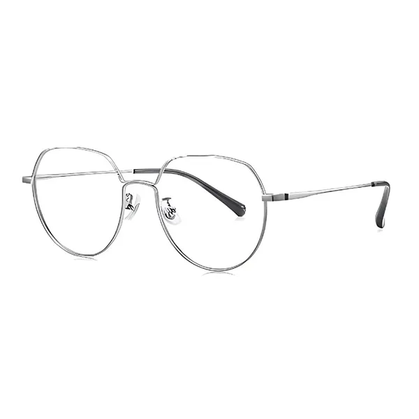 Gọng Kính Nam Qina QJ7082 B90 Màu Bạc