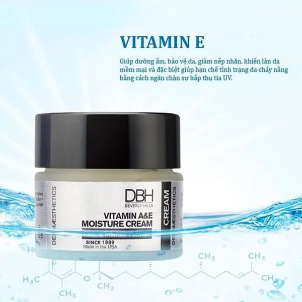 Kem Dưỡng Cấp Ẩm DBH Vitamin A&E Moisture Cream 28g