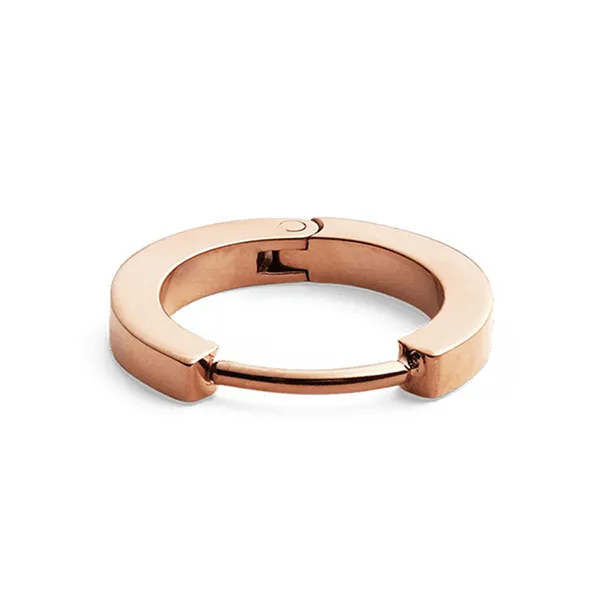 Khuyên Tai Daniel Wellington DW00400862 Micro Hoop 13mm Màu Vàng Hồng (Đơn)