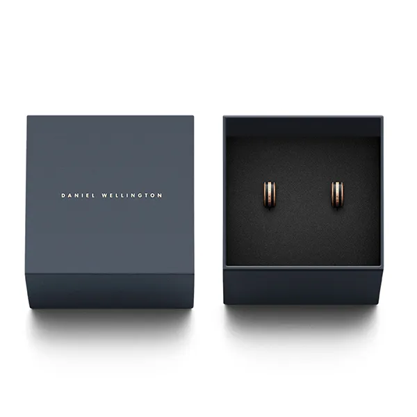 Khuyên Tai Nữ Daniel Wellington Emalie Earrings DW00400310 Màu Vàng Hồng/Đen