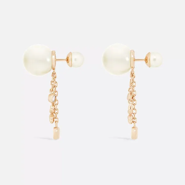 Khuyên Tai Nữ Dior Tribales Earrings E4372WOMCY_D03S Màu Vàng Hồng