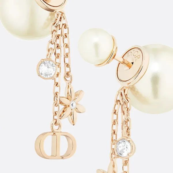 Khuyên Tai Nữ Dior Tribales Earrings E4372WOMCY_D03S Màu Vàng Hồng