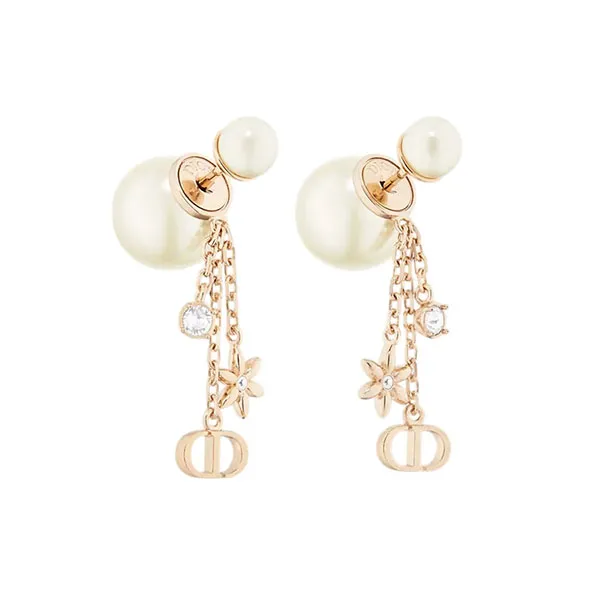 Khuyên Tai Nữ Dior Tribales Earrings E4372WOMCY_D03S Màu Vàng Hồng
