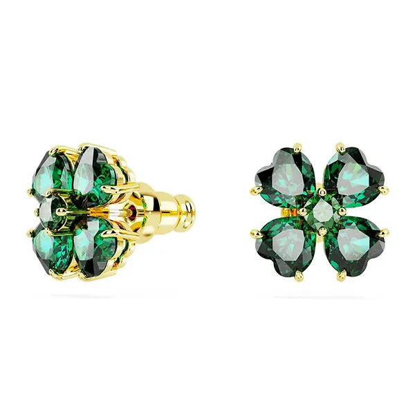 Khuyên Tai Swarovski Idyllia Stud Earrings 5666236 Màu Xanh Lá