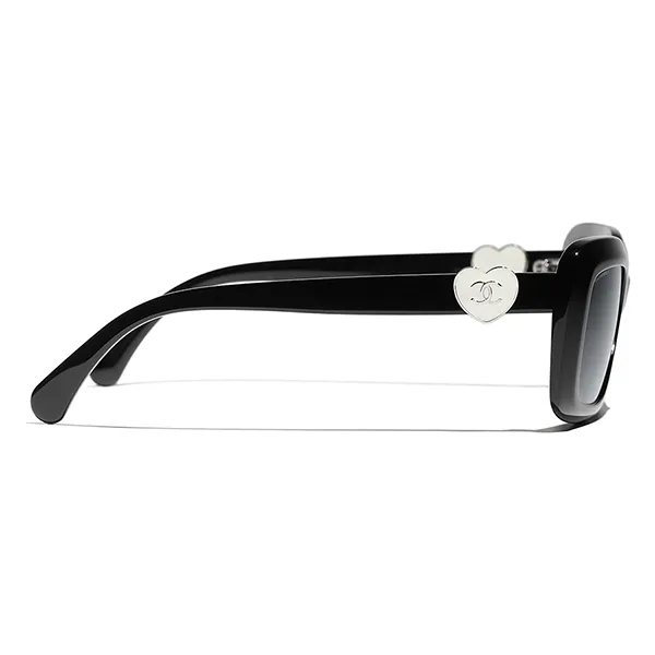 Kính Mát Chanel Rectangle Sunglasses CH5520 Màu Đen - Xanh