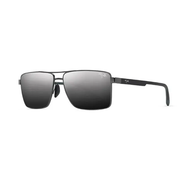 Kính Mát Nam Maui Jim Sunglasses 621 02DSB Màu Bạc/Đen