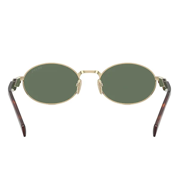 Kính Mát Prada Sunglasses 0PR 65ZS ZVN70L Pale Gold Green Màu Xanh/Gold