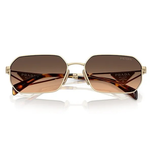 Kính Mát Prada Sunglasses 0PR A51S ZVN50C Màu Nâu/Gold