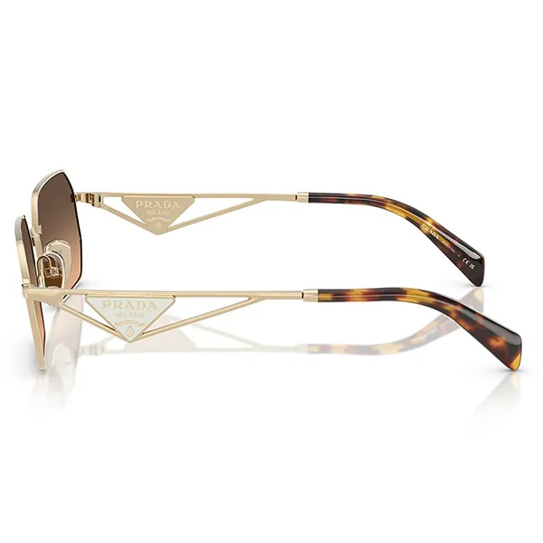 Kính Mát Prada Sunglasses 0PR A51S ZVN50C Màu Nâu/Gold