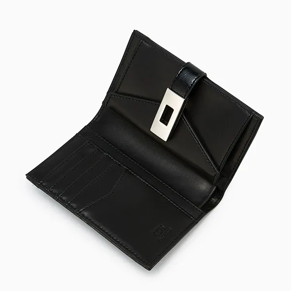 Ví Nữ Lyn Cora Short Wallet - Black L25FWWB009 Màu Đen