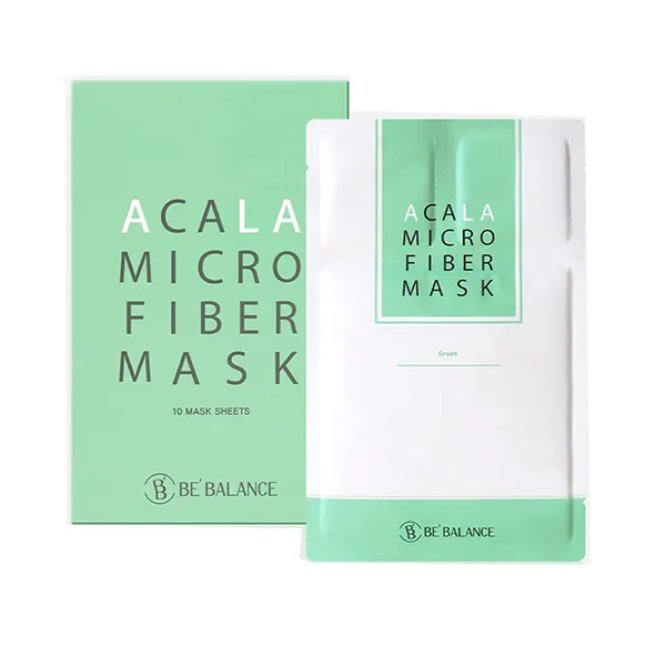 Mặt Nạ Be' Balance Vải Vi Sợi Hỗ Trợ Giảm Mụn Acala Micro Fiber Mask 3in1 (1 Hộp 10 Cái)
