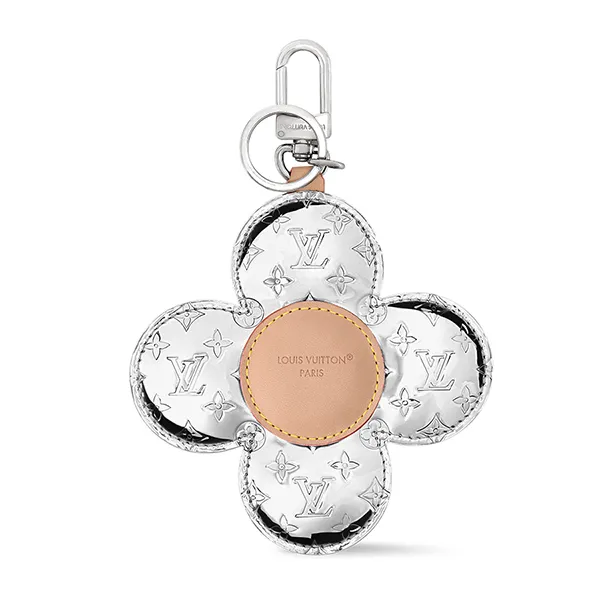 Móc Khóa Louis Vuitton LV Vivienne Head Monogram Mirror Keychain M03280 Màu Bạc